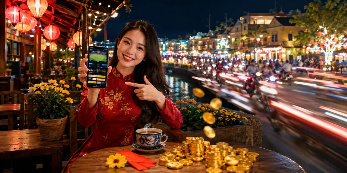 Người dùng tại Hội An sử dụng điện thoại truy cập casino trực tuyến qua ứng dụng 12000